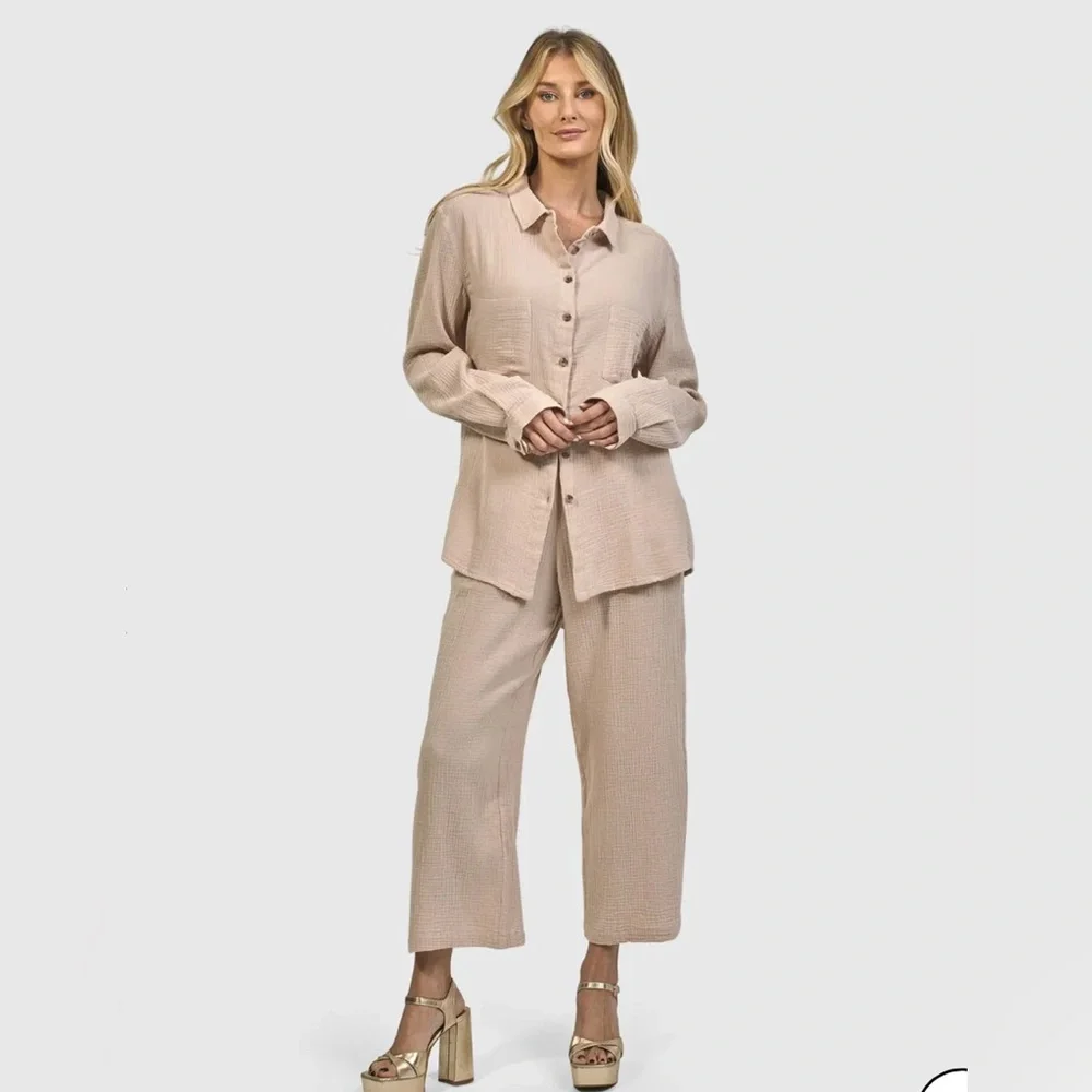 Alembika Recreation Button Down Top